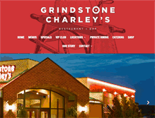 Tablet Screenshot of grindstonecharleys.com